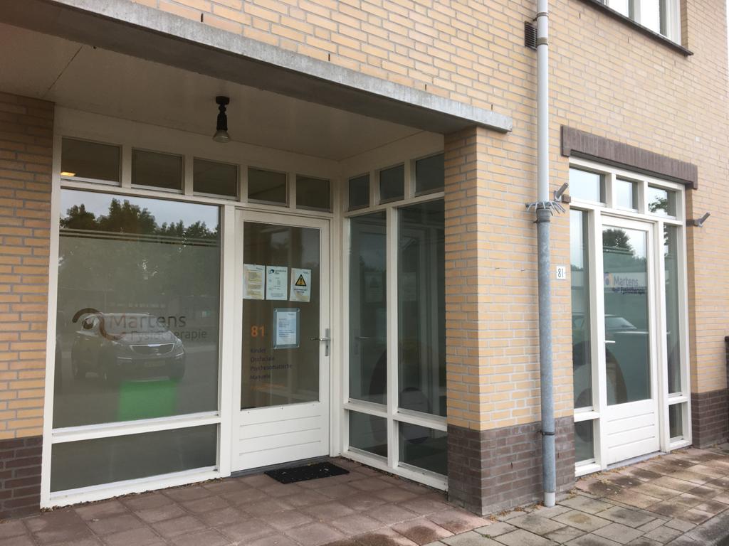 Martens Physiotherapie Praxiseingang Nieuw-Bergen